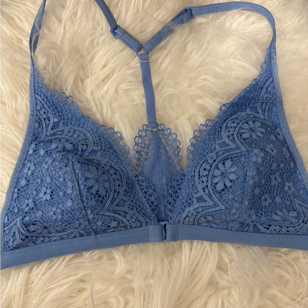 Victoria's Secret Sky Blue Lace Bralette